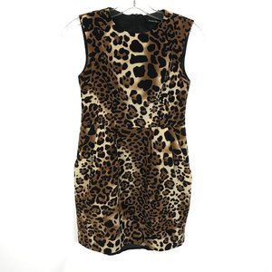 Womens Size 0 Nanette Lepore Cheetah Animal Print Pure Silk Dress